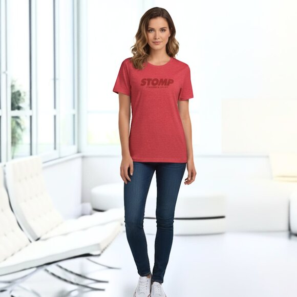 STOMP Logo Tee Established 1994 NYC Graphic T-Shirt - Soft Tultex Blend - Size M - Picture 1 of 9